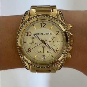 Michael Kors Gold-Tone Stainless Steel Watch